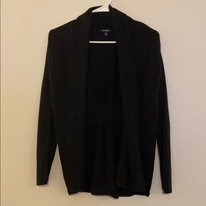 Black cardigan